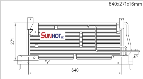 Opel CORSA - COP004 - Condenser