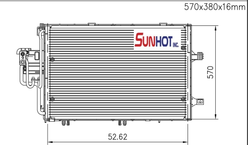 Opel CORSA C - COP009 - Condenser