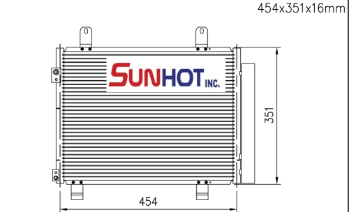 Opel AGILA B W - COP023 - Condenser