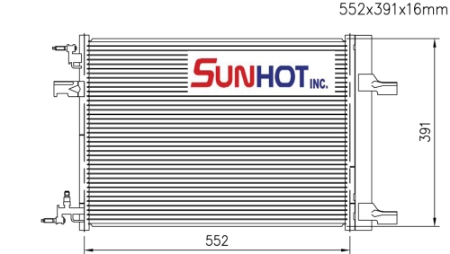 Opel ASTRA J - COP028 - 散熱片