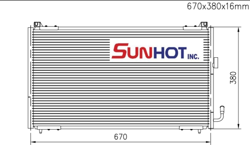 Peugeot 406 - CPG007 - Condenser Peugeot 406 - CPG007 - Condenser
