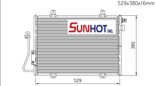 Renault MEII - CRN003 - Condenser Renault MEII - CRN003 - Condenser