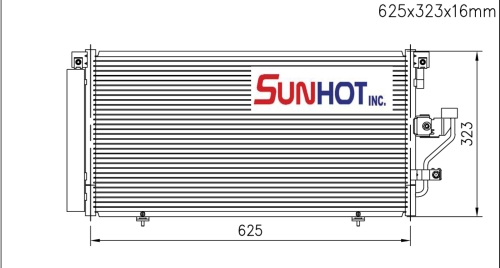 Subaru LEGACY - CSU013 - Condenser Subaru LEGACY - CSU013 - Condenser