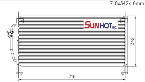 Subaru FORESTER - CSU021 - 散熱片
