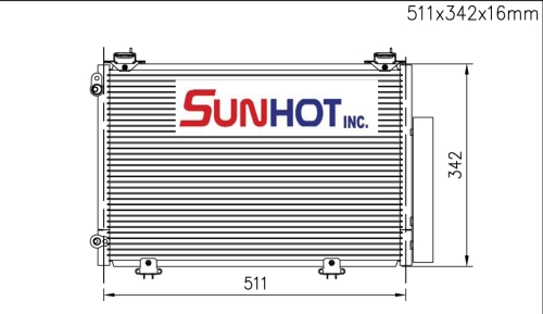 Toyota YARIS - CTY015 - Condenser
