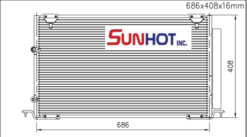 Toyota AVALON - CTY032 - 散熱片
