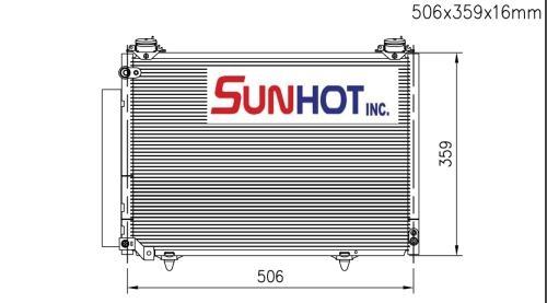 Toyota SCION -XA - CTY054 - Condenser Toyota SCION -XA - CTY054 - Condenser