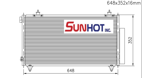 Toyota CELICA - CTY059 - 散熱片