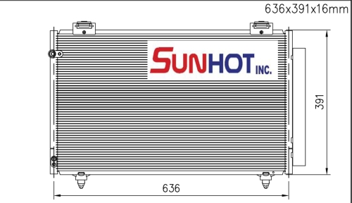 Toyota COROLLA - CTY069 - Condenser