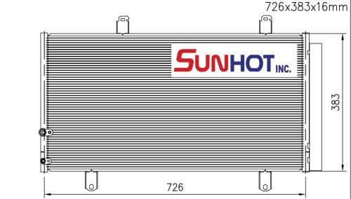 Toyota CAMRY - CTY070 - Condenser Toyota CAMRY - CTY070 - Condenser