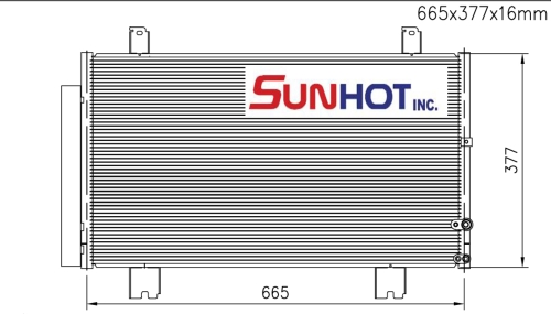 Toyota MARK X - CTY083 - Condenser Toyota MARK X - CTY083 - Condenser