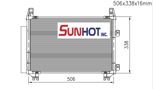 Toyota YARIS - CTY095 - Condenser