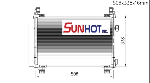 Toyota YARIS - CTY096 - Condenser