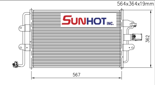 Volkswagen - CVW013 - Condenser