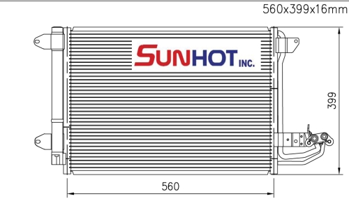 Volkswagen - CVW016 - 散热片