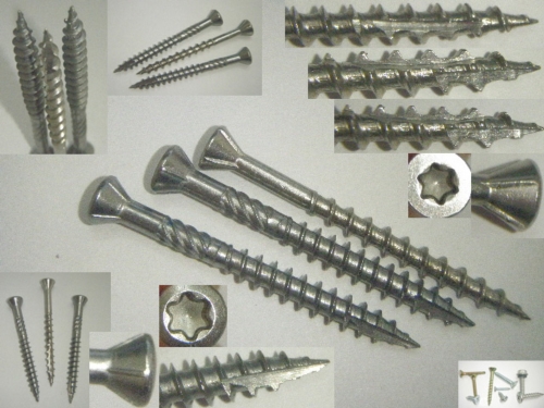 STAINLESS STEEL CHIPBOARD SCREWS
