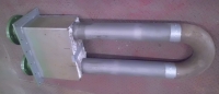 Gas burner with a U-shaped radiant tube Centrifugal Casting