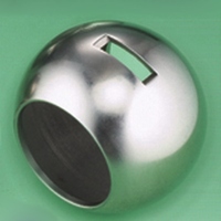 Hollow steel ball plungers