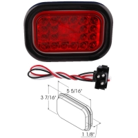 24p LED Rectangular Rear Sealed Stop, Turn and Tail Light 24p LED Rectangular Rear Sealed Stop, Turn and Tail Light