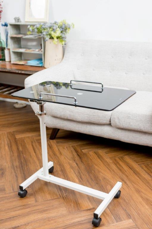 Glass Stand Table Bed Tray