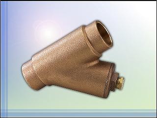 Bronze Y Strainer Valve, Y-Strainer, Solder Connection, Valve