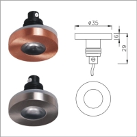 Waterproof IP65 sauna light, stainless steel LED COB light,shelf bulb