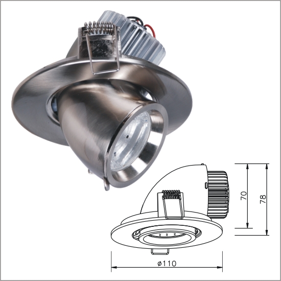 Adjustable Swivel COB Spot Light