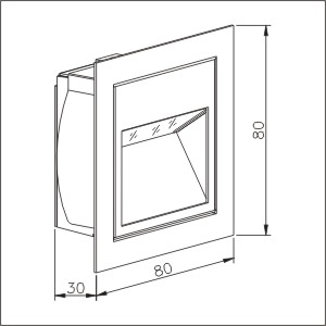 Anti-glare Step Light Indoor Stari Light