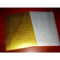 Gold/Silver-Sand Film Label/Card Paper