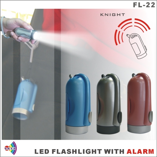 LED Flashlight with Alarm