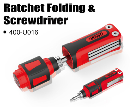 Ratchet Folding & Screwdriver