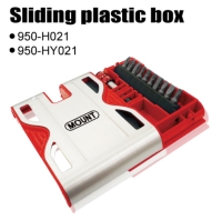 Sliding plastic box