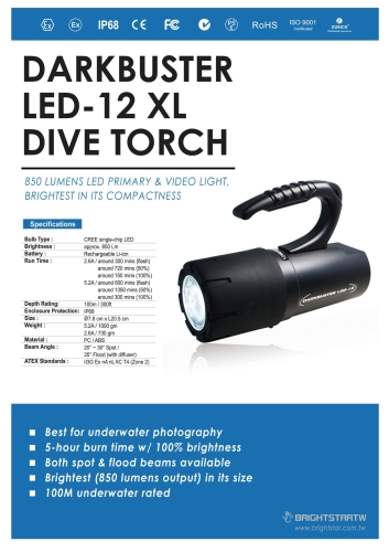 DARKBUSTER LED-12 XL DARKBUSTER LED-12 XL