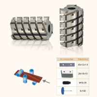 Cutter Helical Planing Cutter -With Throw-Away TCT Tips