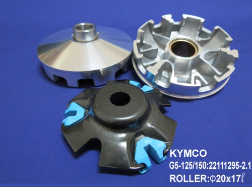 Enlarged dual groove pulley