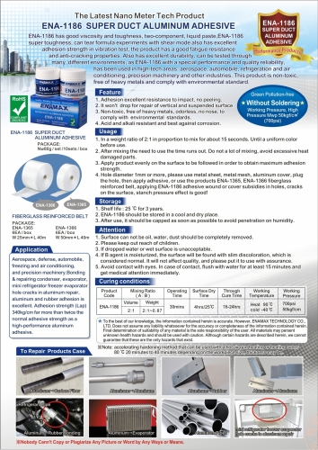 ENA-1186 SUPER DUCT ALUMINUM ADHESIVE