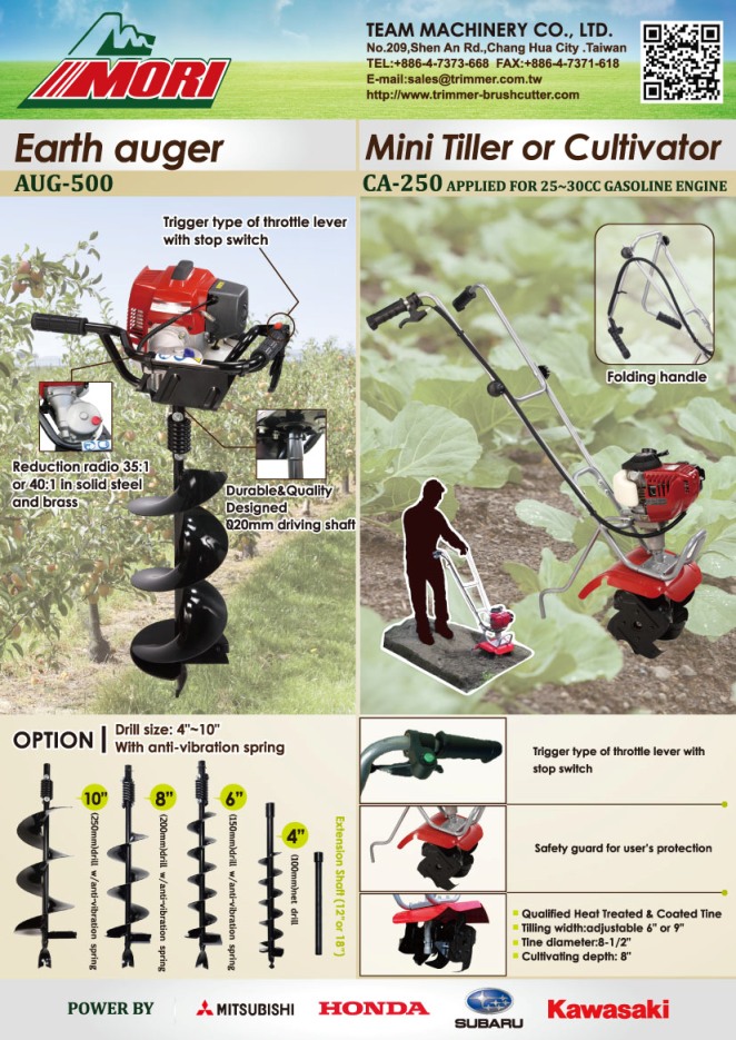 One Men Type Earth Auger