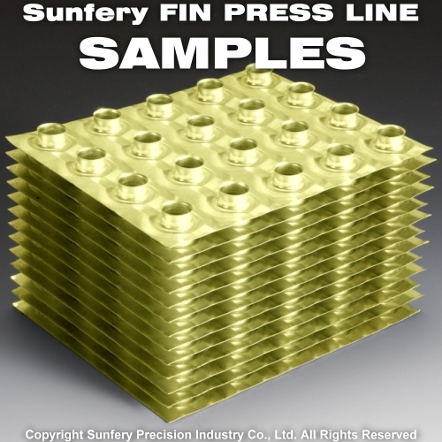 SUNFERY FIN PRESS LINE SAMPLES. SUNFERY FIN PRESS LINE SAMPLES.