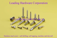 Stainless steel screw - self drilling, self tapping, machine and drywall Stainless steel screw - self drilling, self tapping, machine and drywall