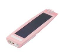 Amorphous Silicon, Silm solar portable charger -Pink