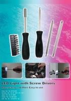 LED Light with Screw Drivers  