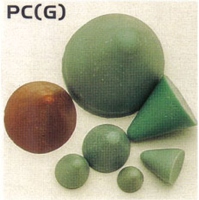 塑胶质圆锥形石