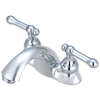 Two lever handles lavatory faucet