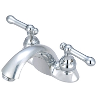 Two lever handles lavatory faucet