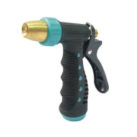 Adjustable brass insulated grip trigger nozzle