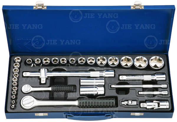 1/4 & 1/2 drive Socket set-35pcs(M)