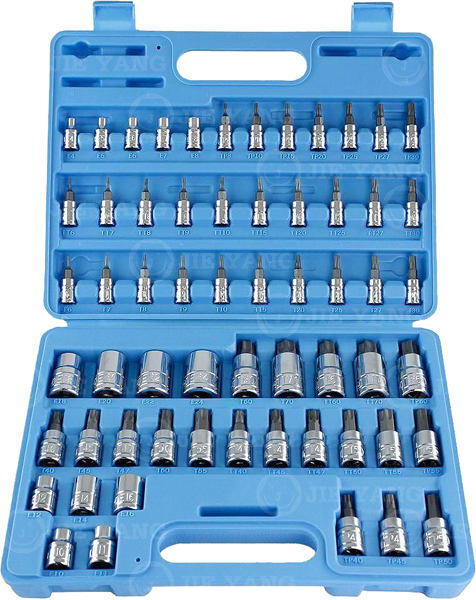 Bit sockets & E-Type sockets 60pcs Bit sockets & E-Type sockets 60pcs