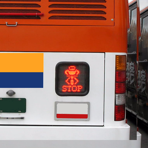 Rear LED Warning Device