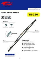 Heavy Duty Wiper Blade for Bus and Truck