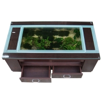 Wooden Aquarium Coffee Table